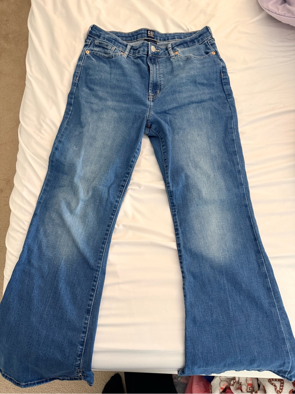 GAP girls 18 plus 70’s flared jean